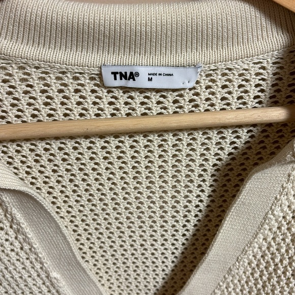 TNA mesh collard shirt - Picture 2 of 6